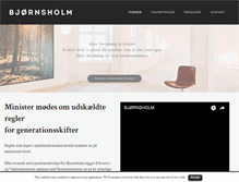Tablet Screenshot of bjornsholm.com